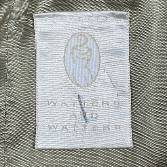 Watters and Watters Mother of the Bride Midi Dress Gown Bolero Pastel Green Sz 4 - Picture 7 of 13